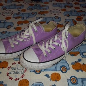 Purple Lowtop Converse